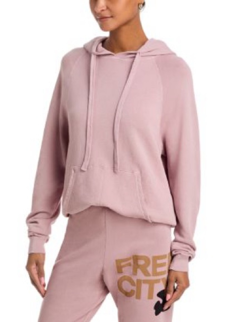 FREECITY Basic Goodness Ballerina Terry Fluff Hoodie - size 0 - NWT